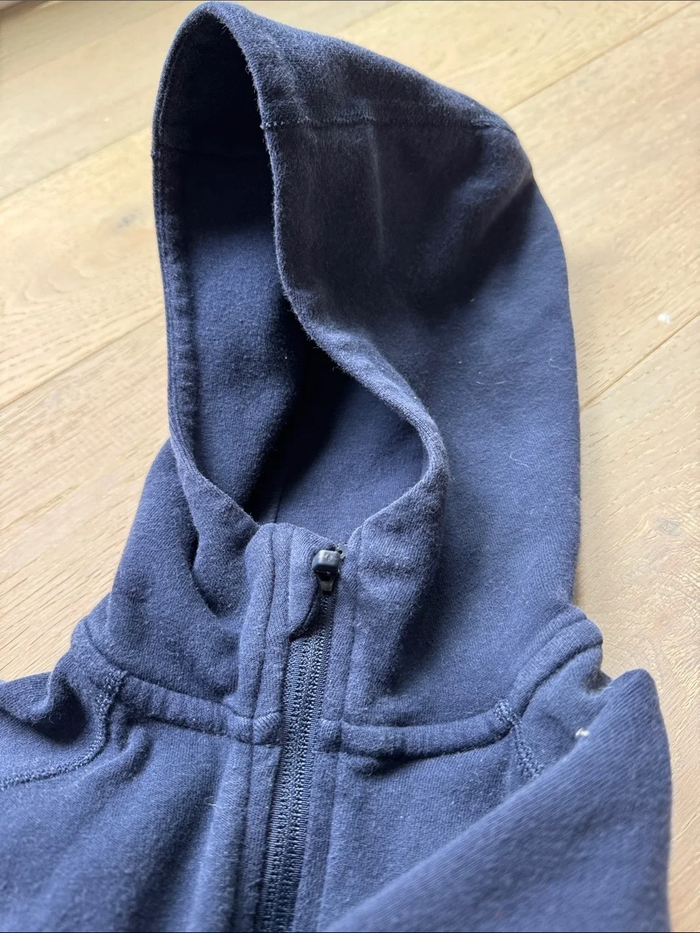 GAP Navy Full-Zip Hooded Fleece Jacket